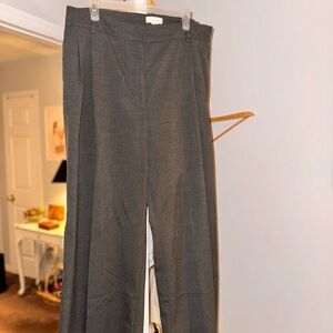 H&M Gray Straight-Leg Dress Pants